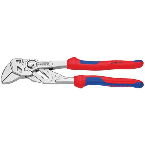 Sleuteltang verchroomd 250 mm _ 86 05 250 SB KNIPEX Sleuteltang verchroomd 250 mm _ 86 05 250 SB KNIPEX