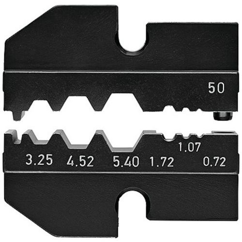 Profil de sertissage pour connecteurs coaxiaux / téléphone de voiture Profil de sertissage pour connecteurs coaxiaux / téléphone de voiture