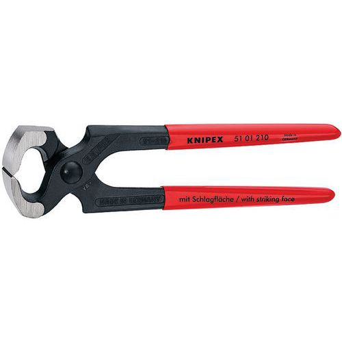Tenaille marteau noire atramentisée gainées en plastique 210 mm _ 51 01 210 SB Tenaille marteau noire atramentisée gainées en plastique 210 mm _ 51 01 210 SB