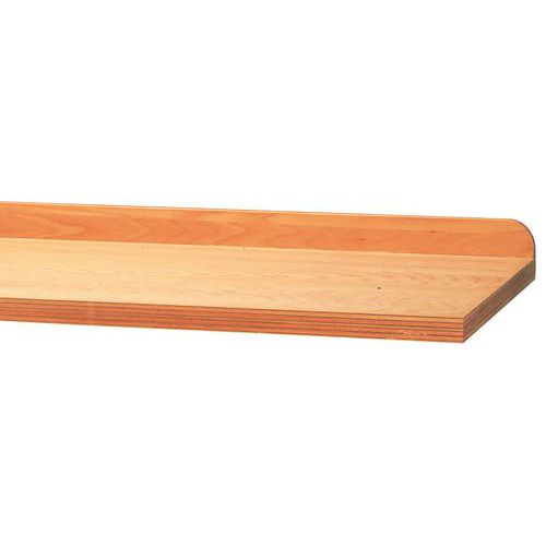Dosseret en hêtre pour plateau d'établi Dosseret en hêtre pour plateau d'établi