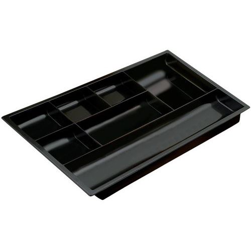 Organiseur de tiroir Noir avec 7 compatiments - CEP Organiseur de tiroir Noir avec 7 compatiments - CEP