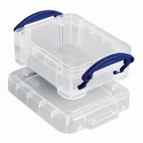 Bac de rangement - Longueur 90 mm - 0,07 à 0,14 L - Modèle translucide - Lot de 5 Bac de rangement - Longueur 90 mm - 0,07 à 0,14 L - Modèle translucide - Lot de 5