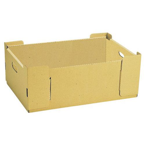 Stapelbare kartonnen bakken - Lengte 530 mm - 25 l Stapelbare kartonnen bakken - Lengte 530 mm - 25 l