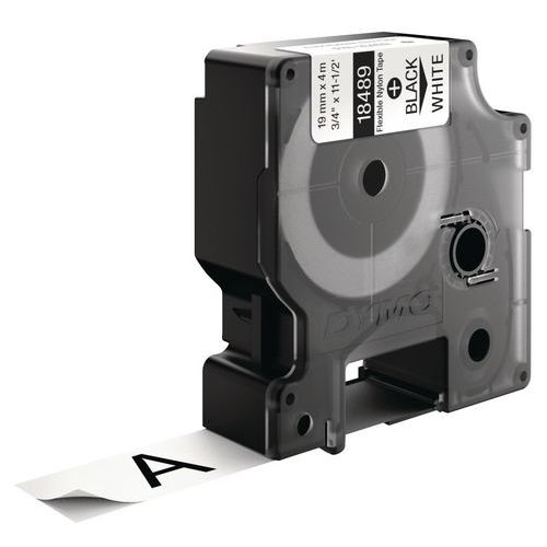 Labelcassettes Dymo Rhino Pro ID1 Flexibel Nylon Labelcassettes Dymo Rhino Pro ID1 Flexibel Nylon