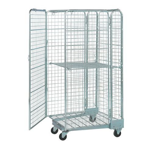 Veiligheidsrolcontainer, nestbaar - Draagvermogen 400 kg Veiligheidsrolcontainer, nestbaar - Draagvermogen 400 kg
