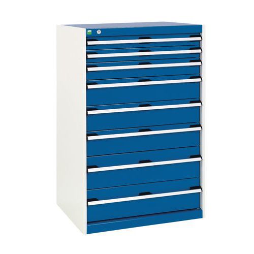Armoire d'atelier à tiroirs Bott SL-86 - Hauteur 120 cm Armoire d'atelier à tiroirs Bott SL-86 - Hauteur 120 cm