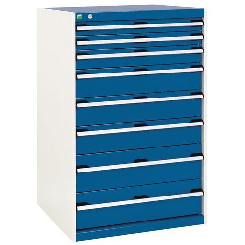 Armoire d'atelier à tiroirs Bott SL-87 - Hauteur 120 cm Armoire d'atelier à tiroirs Bott SL-87 - Hauteur 120 cm