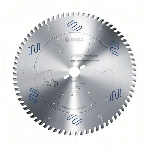 Cirkelzaagblad Laminated Panel Abrasive, Asgat Ø: 30 mm, Ø: 35 cm, Aantal tanden: 72, Type nr.: 2608642108