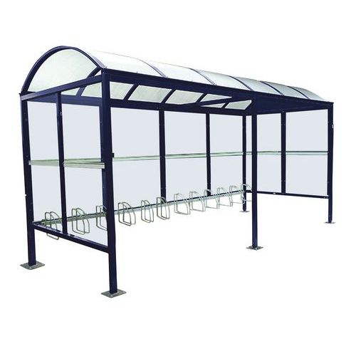 Fietsenstalling Classic - Basismodule + aanbouw Fietsenstalling Classic - Basismodule + aanbouw