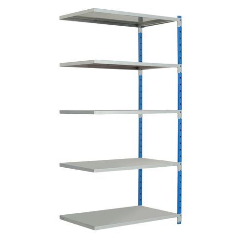 Gesloten Stelling Van Plaatstaal Combi-Flip - Hoogte 2000 Mm - Manorga