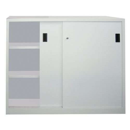 Armoire monobloc à portes coulissantes - Hauteur 100 cm