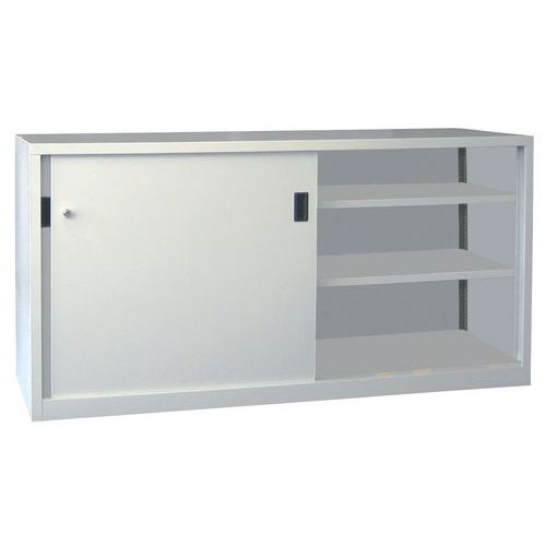 Armoire monobloc à portes coulissantes - Hauteur 100 cm