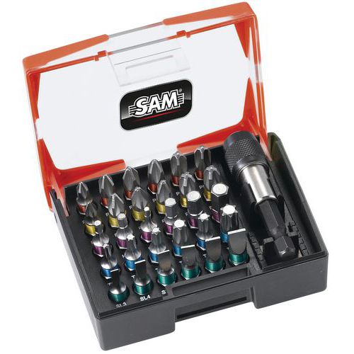 Koffer schroevendraaier bitset 31 delig - SAM Outillage Koffer schroevendraaier bitset 31 delig - SAM Outillage
