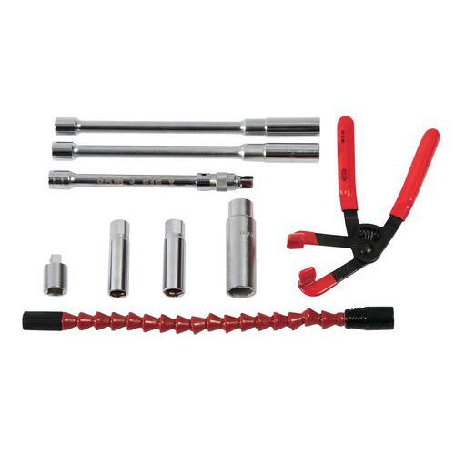 Schuimmodule 1/3 van gereedschap voor benzinebougies - SAM Outillage Schuimmodule 1/3 van gereedschap voor benzinebougies - SAM Outillage