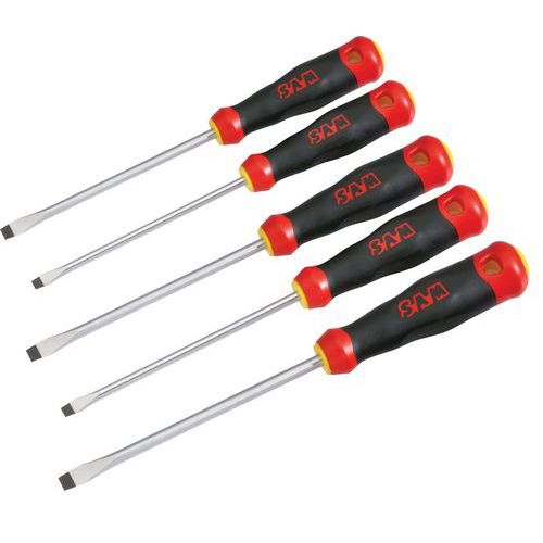 Schroevendraaier S1 sleuf monteur 5 delig - SAM Outillage Schroevendraaier S1 sleuf monteur 5 delig - SAM Outillage