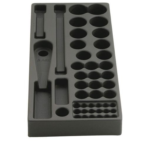 Module ABS leeg voor doppen en toebehoren 1/2 - SAM Outillage Module ABS leeg voor doppen en toebehoren 1/2 - SAM Outillage