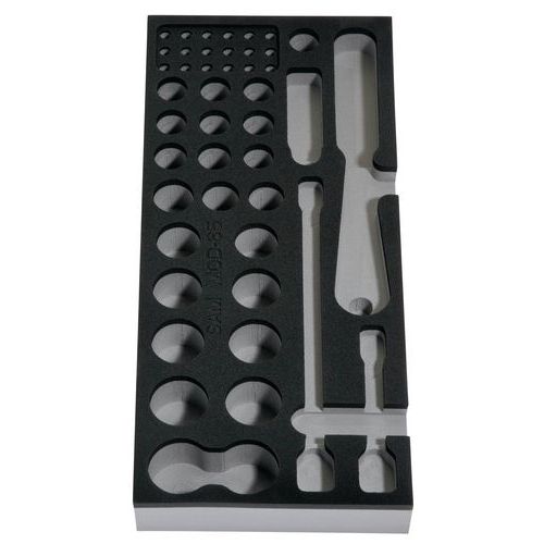 Module leeg voor doppen en toebehoren 1/2 - SAM Outillage Module leeg voor doppen en toebehoren 1/2 - SAM Outillage