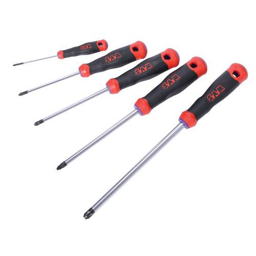 Schroevendraaier S1 Pozidriv 5 delig - SAM Outillage Schroevendraaier S1 Pozidriv 5 delig - SAM Outillage