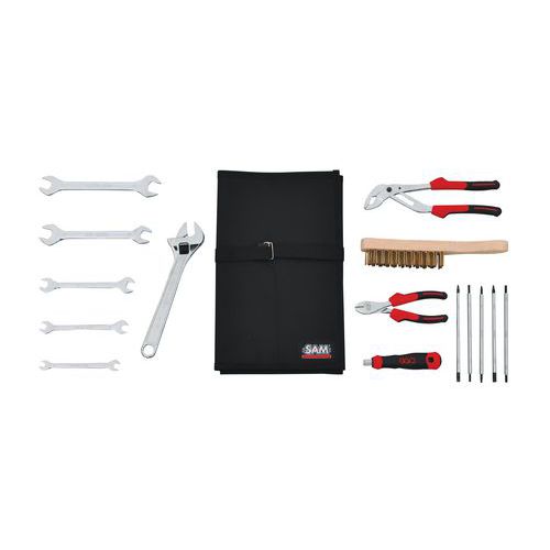 Trousse de 15 outils pour le particulier. Trousse de 15 outils pour le particulier.