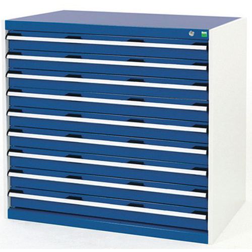 Armoire à 9 tiroirs Cubio - 650x750x1600mm - Bott