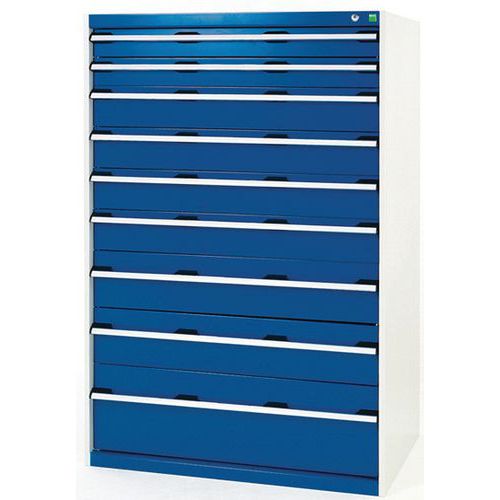 Armoire à 9 tiroirs Cubio - 650x750x1600mm - Bott