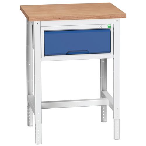 Werktafel verstelbare hoogte met lade Verso - Bott