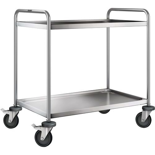 Serveerwagen - 2 legborden - Draagvermogen 120 kg