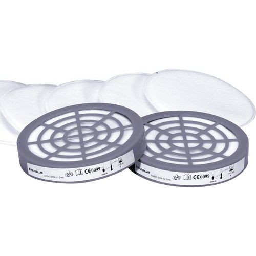 Kit 6 préfiltres P2 et 2 adaptateurs _ M6000E PREP2 Kit 6 préfiltres P2 et 2 adaptateurs _ M6000E PREP2