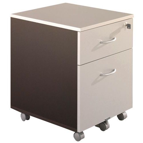 Caisson mobile Basik - Gris clair Caisson mobile Basik - Gris clair