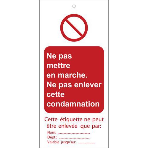Etiquettes polyester avec attaches Etiquettes polyester avec attaches