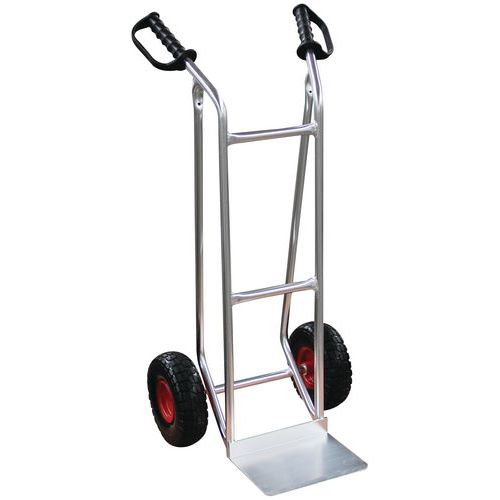 Steekwagen aluminium 200 kg - Lekbestendige banden - Manutan Steekwagen aluminium 200 kg - Lekbestendige banden - Manutan