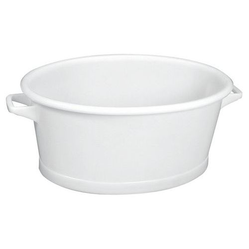 Baquet ovale fond renforcé - Longueur 740 mm - 60 L - Gilac Baquet ovale fond renforcé - Longueur 740 mm - 60 L - Gilac