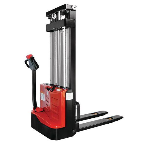 Ergonomische, elektrische stapelaar - Draagvermogen 1000 kg Ergonomische, elektrische stapelaar - Draagvermogen 1000 kg
