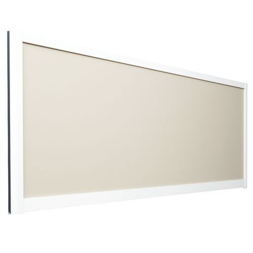 Écran de séparation 495x1400 - Profil Blanc - Insona