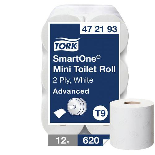 Toiletpapier Tork rol vel-voor-vel SmartOne Toiletpapier Tork rol vel-voor-vel SmartOne