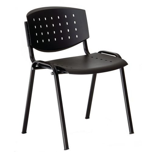 Chaise de salle à manger en plastique Layer Chaise de salle à manger en plastique Layer