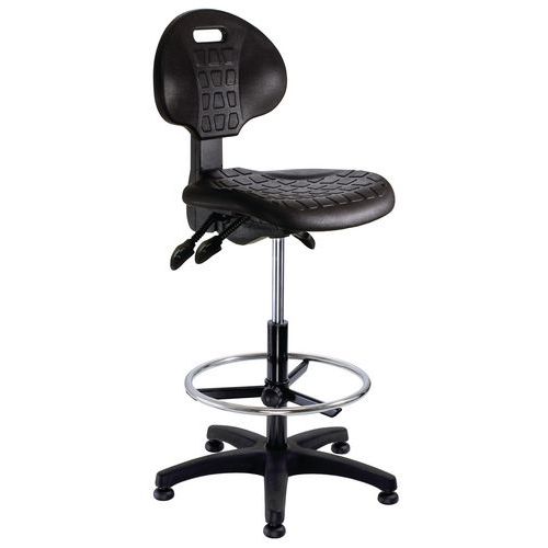 Chaise de travail surélevée avec patins - Nelson Asy Chaise de travail surélevée avec patins - Nelson Asy