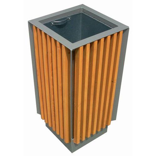 Metalen afvalbak voor buiten Metalen afvalbak voor buiten