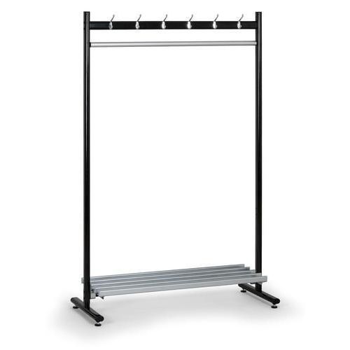 Metalen kledingrek Jerry met legplank Metalen kledingrek Jerry met legplank