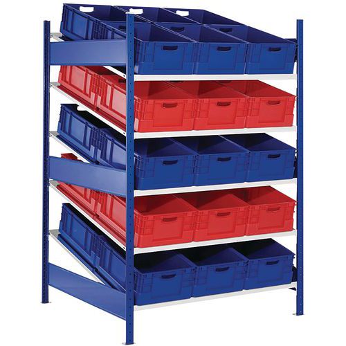 Rayonnage Kanban bac Europe + 30 bacs Europe - Schulte Rayonnage Kanban bac Europe + 30 bacs Europe - Schulte