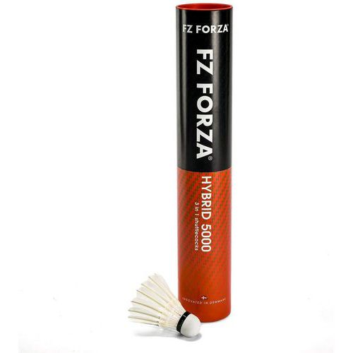 Badmintonshuttle hybride 5000 - Koker met 12 shuttles - FZ Forza Badmintonshuttle hybride 5000 - Koker met 12 shuttles - FZ Forza