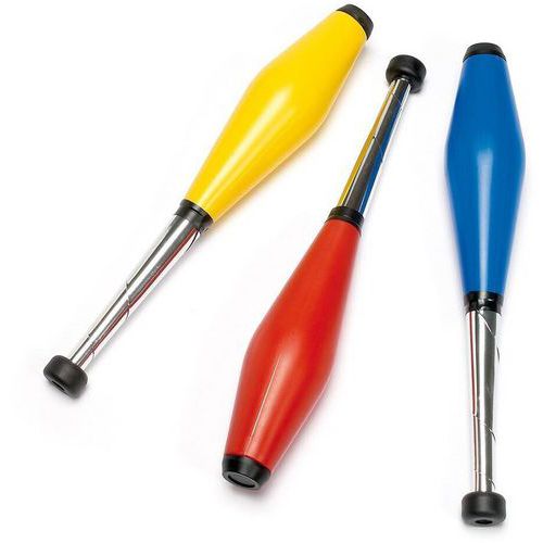 Massues de jonglage initiation junior - lot de 3 Massues de jonglage initiation junior - lot de 3