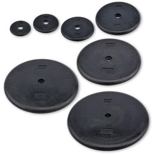 Halterschijf rubber 0,5 tot 20 kg