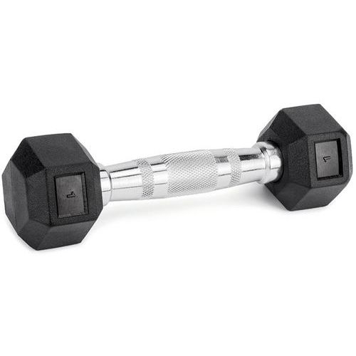 Haltère musculation hexagonal en caoutchouc de 1 à 50kg