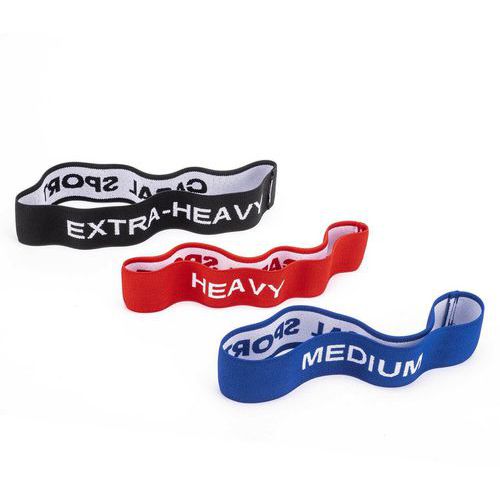 Weerstandsband fitness elastiek Mini - set van 3 Weerstandsband fitness elastiek Mini - set van 3