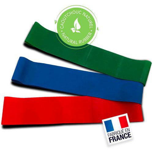 Pack 3 bandes Loops en latex naturel - Excellerator Pack 3 bandes Loops en latex naturel - Excellerator