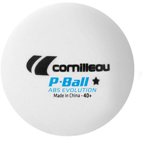 Balle tennis de table P-ball evolution blanc Cornilleau Balle tennis de table P-ball evolution blanc Cornilleau