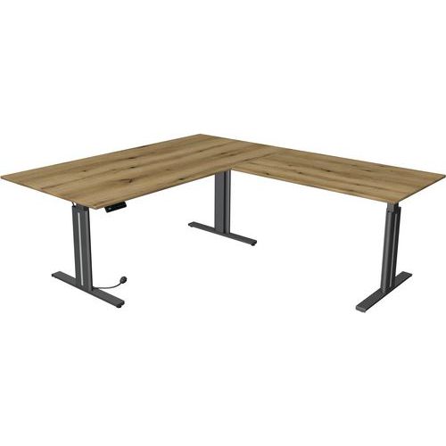 Kerkmann Zit/sta Bureau Move 3 Elegant, Elektrisch, B180xD80cm+add On 100x60 Cm