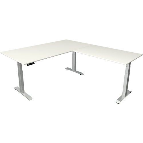 Zit/sta bureau Move 4 new, elektrisch, B200xD100xcm+add on 120x80cm Zit/sta bureau Move 4 new, elektrisch, B200xD100xcm+add on 120x80cm