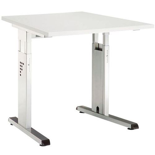 Recht bureau Minos - verstelbare poten - lichtgrijs Recht bureau Minos - verstelbare poten - lichtgrijs